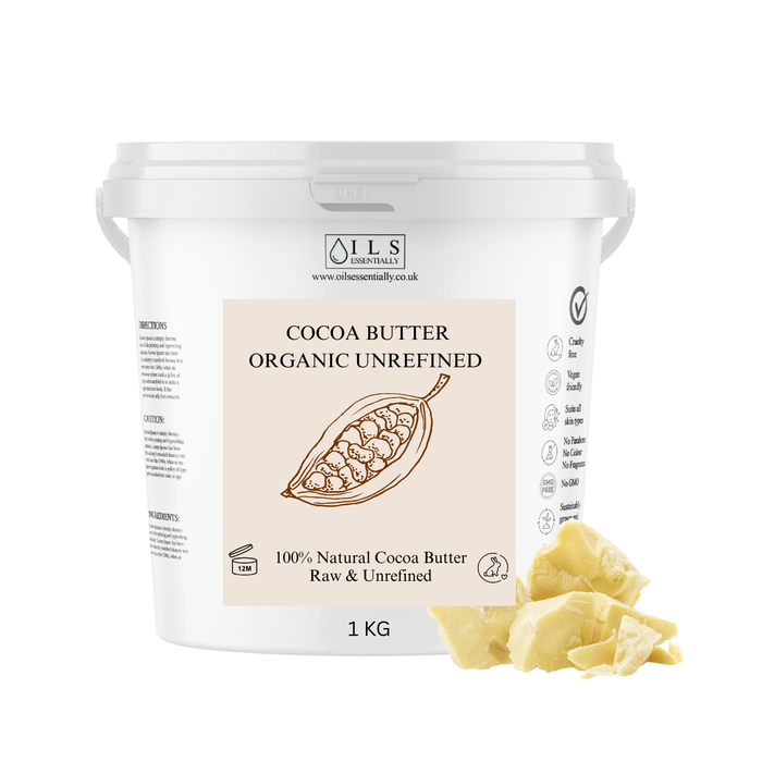 Cocoa Butter Organic Raw Unrefined - MakeItNatural